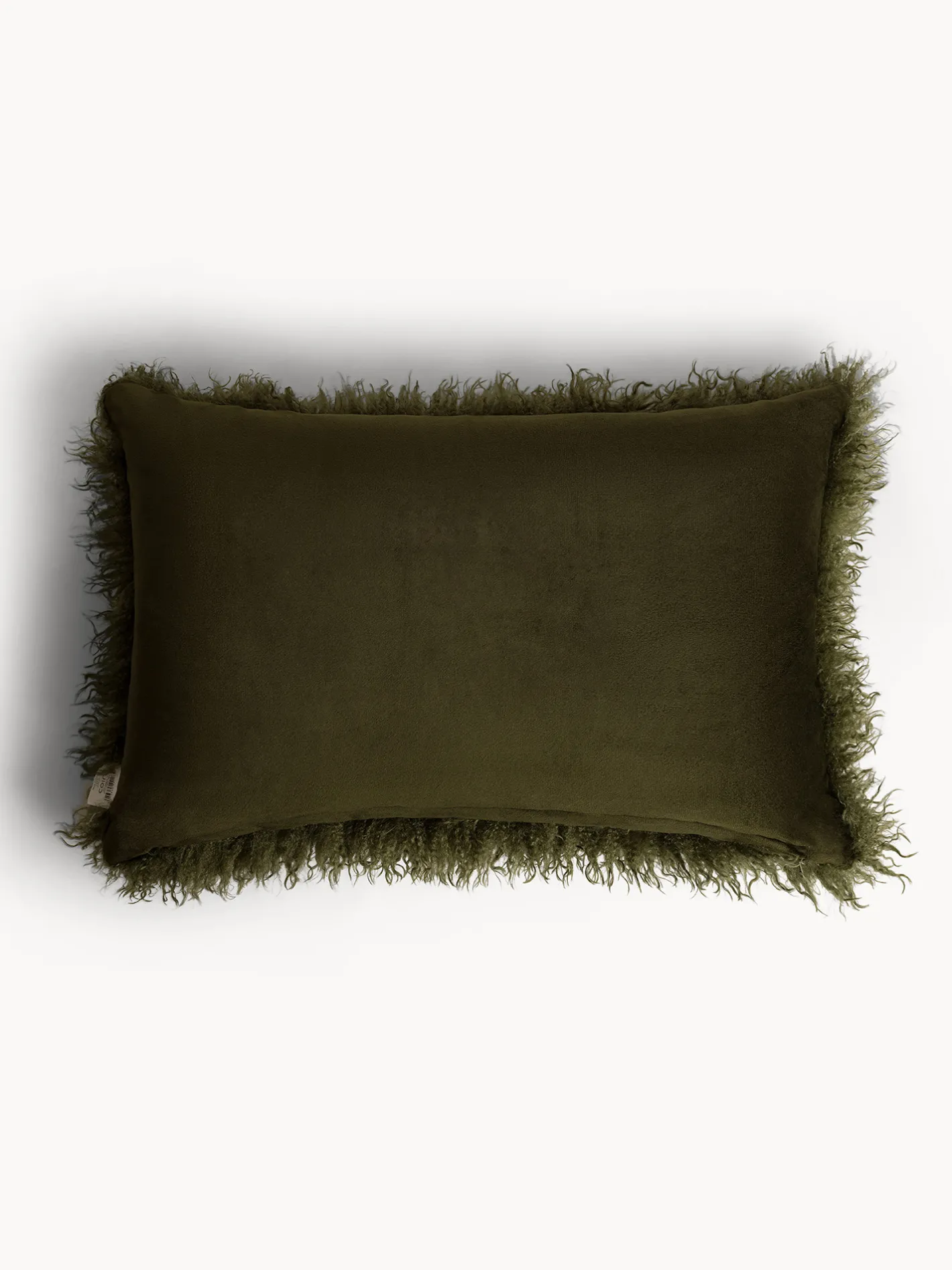 coincasa Cuscini|Cuscini Divano|Cuscino 40x60 cm in morbida pelliccia sintetica Verde