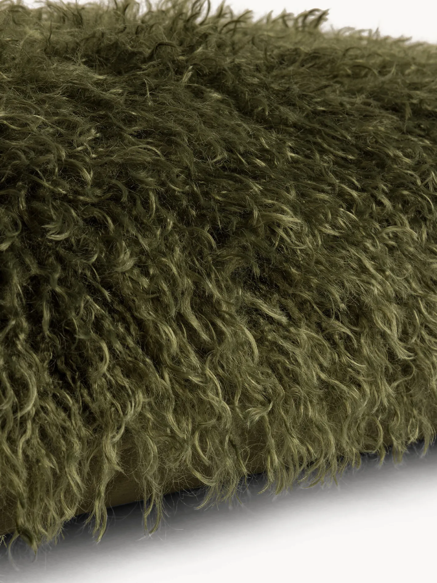 coincasa Cuscini|Cuscini Divano|Cuscino 40x60 cm in morbida pelliccia sintetica Verde