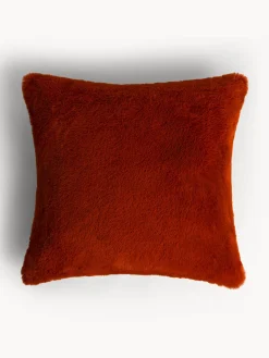 coincasa Cuscini|Cuscini Divano|Cuscino 50x50 cm in morbida pelliccia sintetica Arancione scuro
