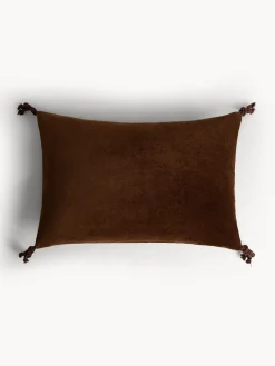 coincasa Cuscini|Cuscini Divano|Cuscino 35x50 cm in velluto con applicazioni Marrone