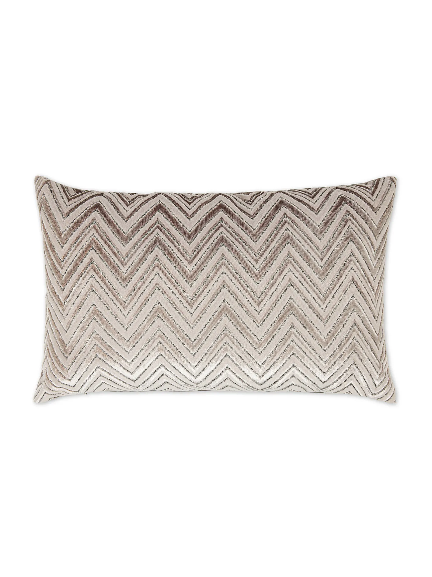 coincasa Cuscini|Cuscini Divano|Cuscino 35x55 cm in velluto jacquard motivo geometrico Beige