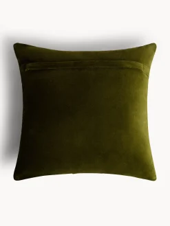 coincasa Cuscini|Cuscini Divano|Cuscino 50x50 cm in velluto righe a contrasto Verde