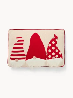 coincasa Cuscini Divano|Cuscini Natalizi|Cuscino 45x45 gnomi natalizi Bianco