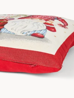 coincasa Cuscini Divano|Cuscini Natalizi|Cuscino 43x43 gnomo Gobelin Multicolor