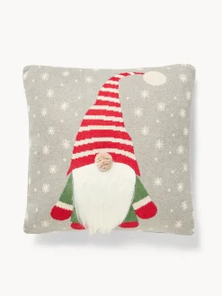 coincasa Cuscini Divano|Cuscini Natalizi|Cuscino 45x45 gnomo natalizio Azzurro