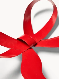 coincasa Altre Decorazioni|Decorazione a forma di fiocco in ferro Rosso