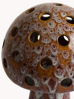 coincasa Soprammobili E Orologi|Decorazione in ceramica con led Marrone