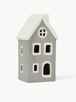 coincasa Altre Decorazioni Natalizie|Decorazione in ceramica con led Grigio