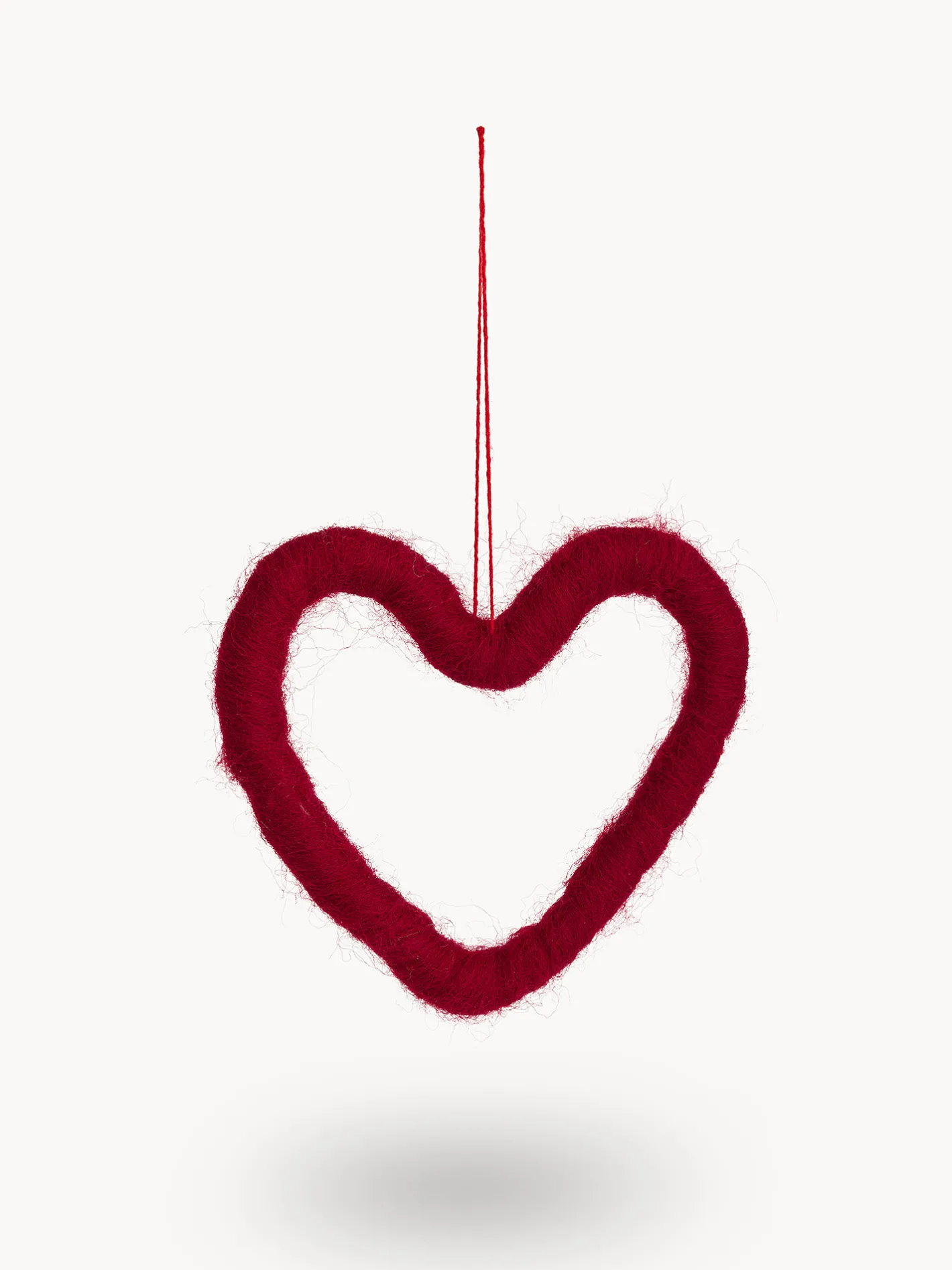 coincasa Altre Decorazioni|Decorazione in feltro a cuore Rosso