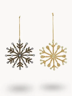 coincasa Altre Decorazioni|Decorazione per albero a forma di fiocco di neve in feltro Grigio argento