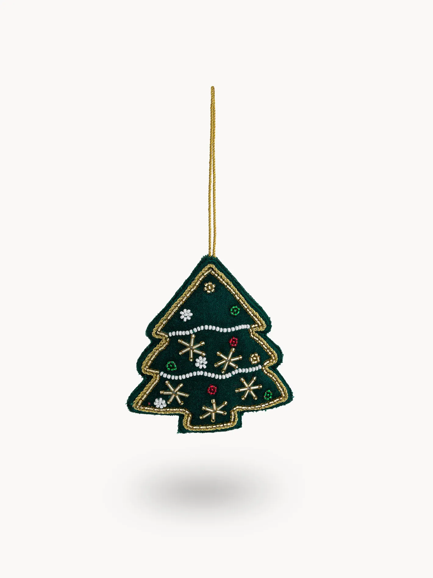 coincasa Altre Decorazioni|Decorazione per albero a forma di pino in feltro Verde