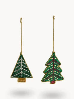 coincasa Altre Decorazioni|Decorazione per albero a forma di pino con perline Verde