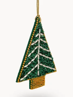 coincasa Altre Decorazioni|Decorazione per albero a forma di pino con perline Verde