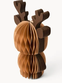 coincasa Altre Decorazioni Natalizie|Decoro origami a renna Marrone