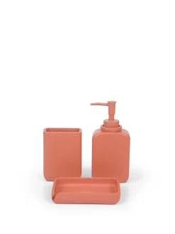 coincasa Accessori Bagno|Biancheria Bagno|Dispenser sapone poliresina tinta unita Rosa