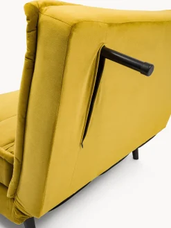 coincasa Divani Poltrone E Pouf|Divano letto Guest con rivestimento in velluto di poliestere riciclato Verde lime