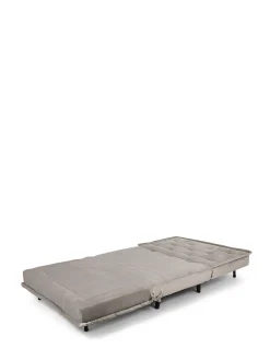 coincasa Divani Poltrone E Pouf|Divano letto in velluto Guest Grigio