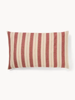 coincasa Federe E Copricuscini|Camera Da Letto|Federa in caldo cotone a righe Rosso