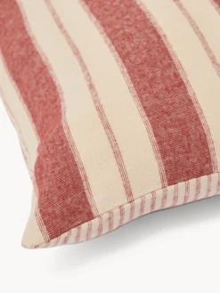 coincasa Federe E Copricuscini|Camera Da Letto|Federa in caldo cotone a righe Rosso