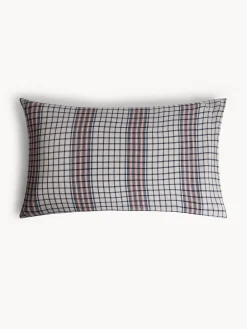 coincasa Biancheria Da Letto|Federe E Copricuscini|Federa in cotone lavato con lavorazione jacquard Multicolor