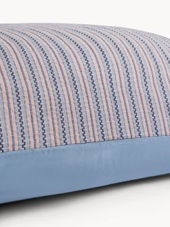coincasa Biancheria Da Letto|Federe E Copricuscini|Federa in cotone lavato con lavorazione jacquard Multicolor