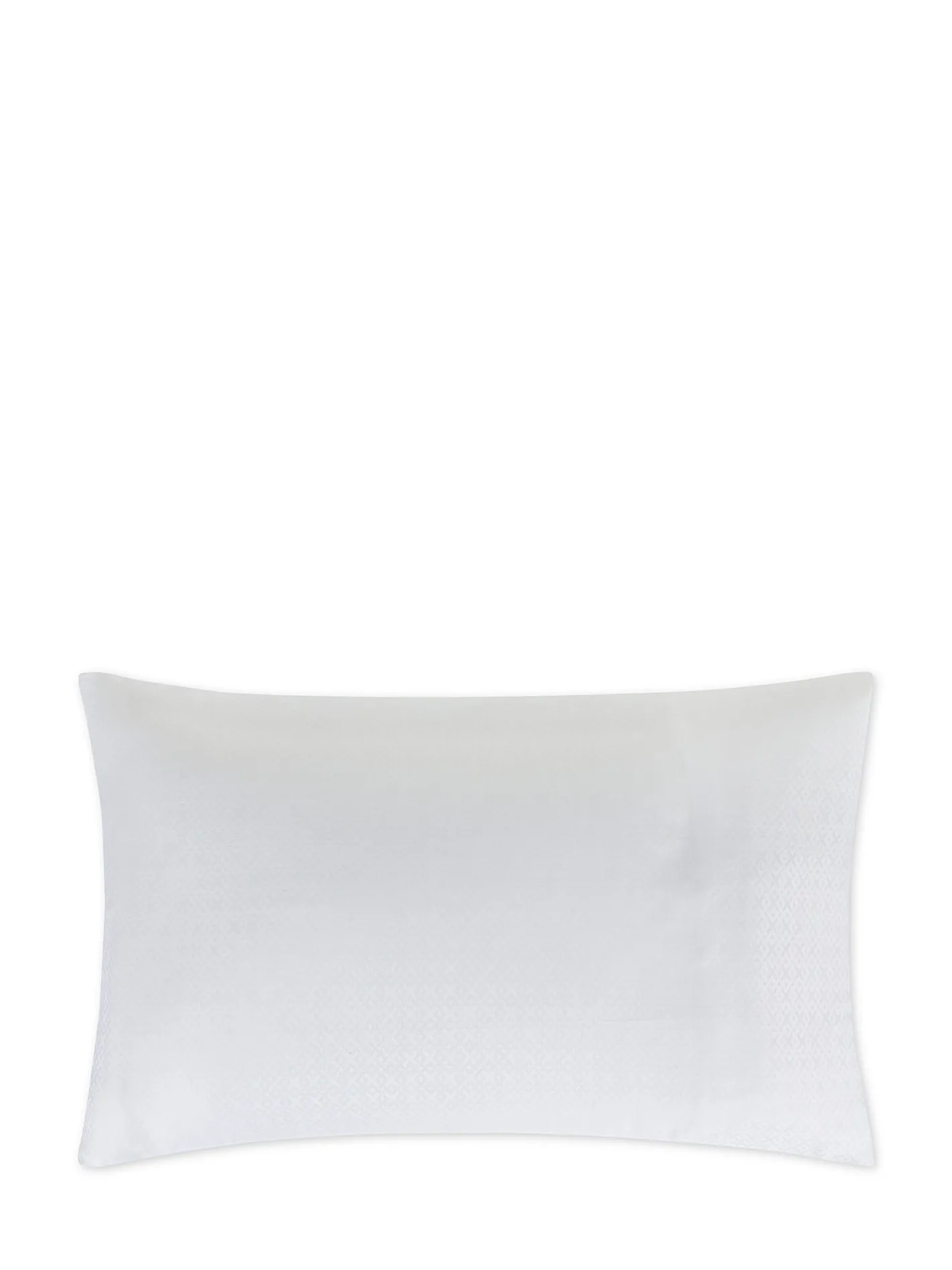 coincasa Biancheria Da Letto|Federe E Copricuscini|Federa in cotone percalle jacquard Portofino Bianco