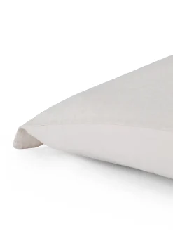 coincasa Biancheria Da Letto|Federe E Copricuscini|Federa in lino e cotone tinta unita Zefiro Beige chiaro