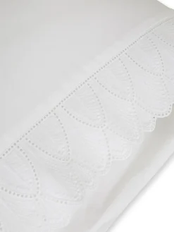 coincasa Biancheria Da Letto|Federe E Copricuscini|Federa in pregiato cotone percalle Portofino Bianco