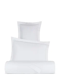 coincasa Biancheria Da Letto|Federe E Copricuscini|Federa in pregiato cotone percalle Portofino Bianco