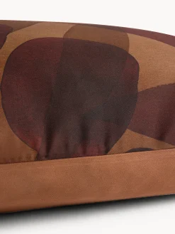 coincasa Biancheria Da Letto|Federe E Copricuscini|Federa in raso di cotone stampa foliage Arancione ambra