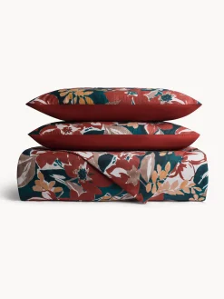 coincasa Biancheria Da Letto|Federe E Copricuscini|Federa in raso di cotone stampa floreale Multicolor