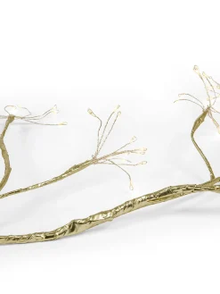 coincasa Luci Natalizie|Festone 160 micro led effetto ciuffo Giallo