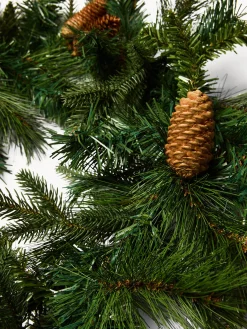 coincasa Ghirlande Natalizie|Festone con rami pino e pigne Multicolor