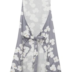 coincasa Grembiuli E Strofinacci|Grembiule da cucina cotone stampa fiori Bianco/Blu