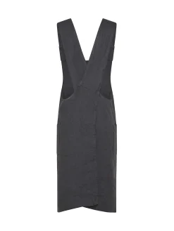 coincasa Grembiuli E Strofinacci|Grembiule da cucina lino lavato tinta unita Grigio scuro