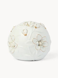 coincasa Altre Decorazioni Natalizie|Lampada a led in porcellana a forma di Pallina Bianco