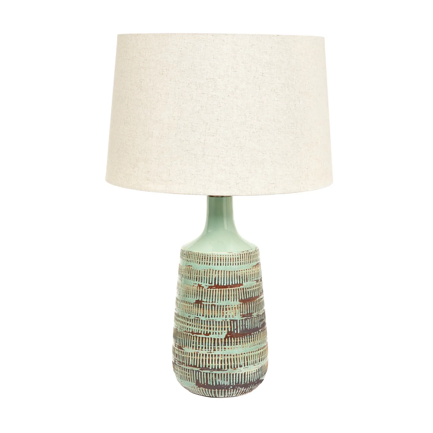 coincasa Illuminazione Interni|Lampada da tavolo ceramica Green Verde