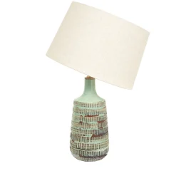 coincasa Illuminazione Interni|Lampada da tavolo ceramica Green Verde