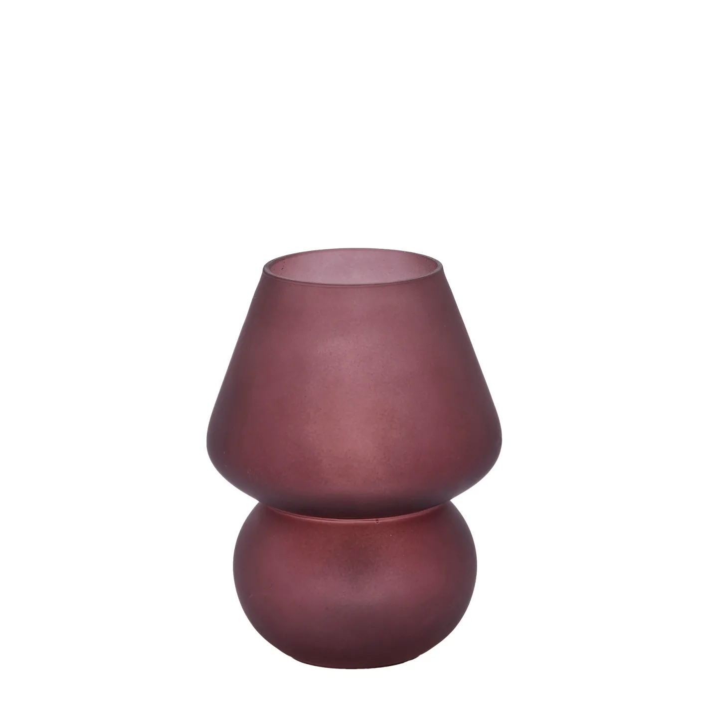 coincasa Illuminazione Interni|Lampada led in vetro, ricarica USB H20 Rosso scuro