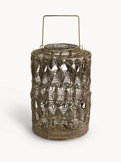 coincasa Lanterne, Candelieri E Portacandele|Lanterne E Vasi Da Esterno|Lanterna in filo metallico Oro