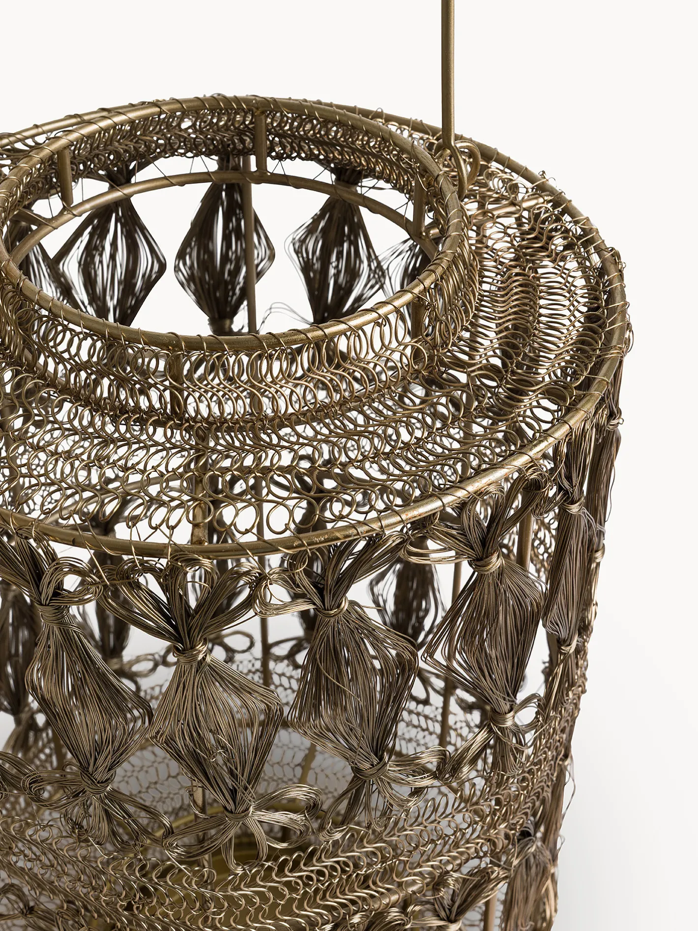 coincasa Lanterne, Candelieri E Portacandele|Lanterne E Vasi Da Esterno|Lanterna in filo metallico Oro