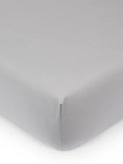 coincasa Biancheria Da Letto|Lenzuola Con Angoli|Lenzuolo con angoli in cotone percalle Zefiro Grigio