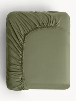 coincasa Biancheria Da Letto|Lenzuola Con Angoli|Lenzuolo con angoli in puro cotone tinta unita Verde chiaro