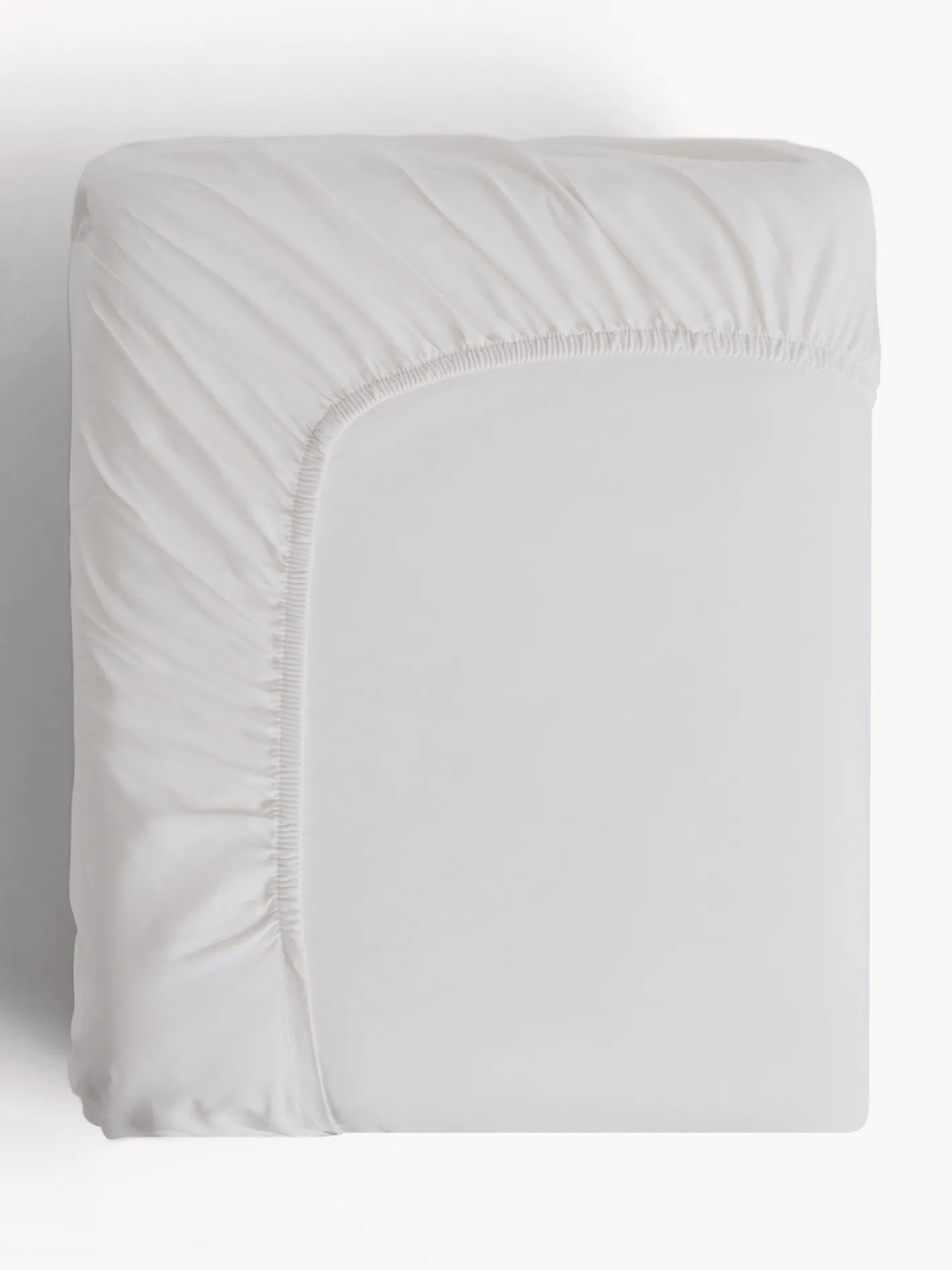 coincasa Biancheria Da Letto|Lenzuola Con Angoli|Lenzuolo con angoli in puro cotone tinta unita Bianco