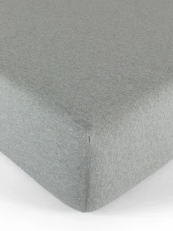 coincasa Biancheria Da Letto|Lenzuola Con Angoli|Lenzuolo con angoli jersey di cotone tinta unita Grigio