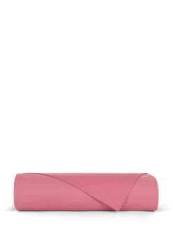 coincasa Biancheria Da Letto|Lenzuola|Lenzuolo liscio in cotone percalle Zefiro Rosa scuro