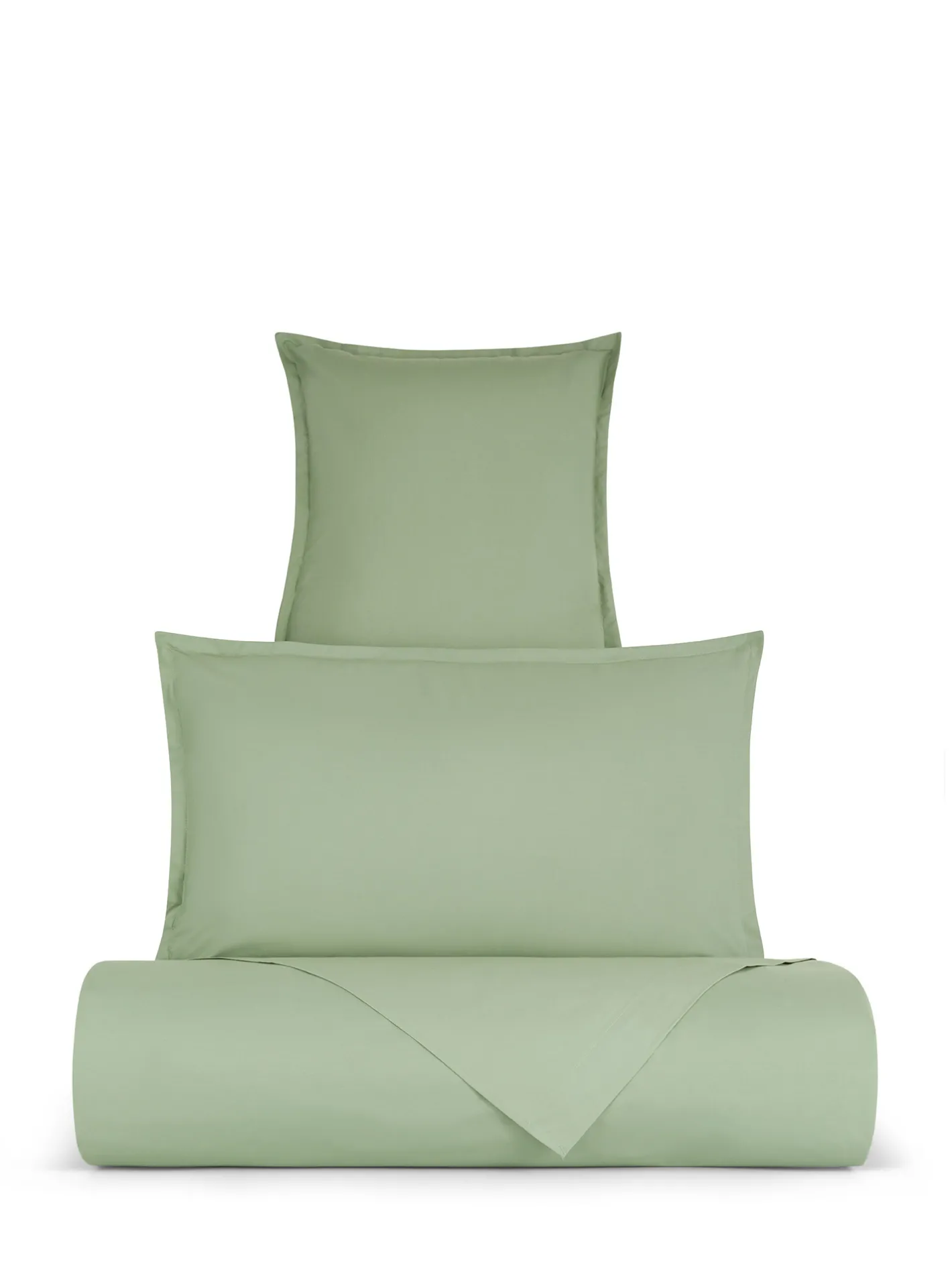 coincasa Biancheria Da Letto|Lenzuola|Lenzuolo liscio in cotone percalle Zefiro Verde