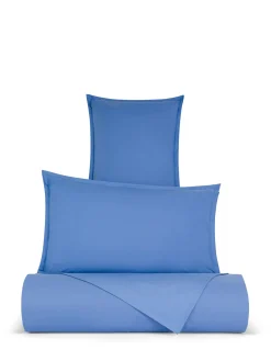 coincasa Biancheria Da Letto|Lenzuola|Lenzuolo liscio in cotone percalle Zefiro Azzurro