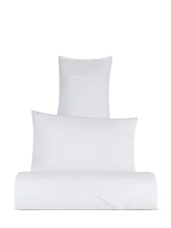 coincasa Biancheria Da Letto|Lenzuola|Lenzuolo liscio in pregiato cotone percalle Portofino Bianco