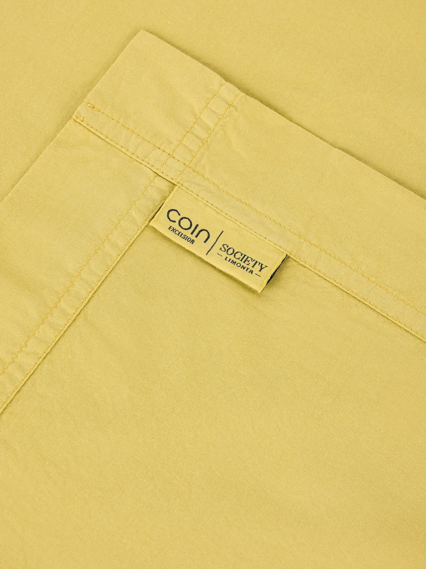 society limonta Biancheria Da Letto|Lenzuola|Lenzuolo liscio percalle di cotone stampato Special Capsule SOCIETY Made in Italy per Coincasa Giallo limone